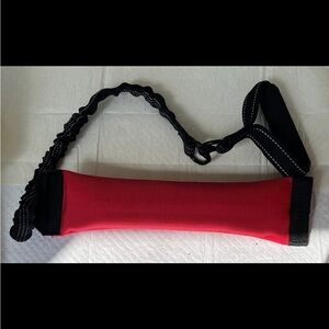 Spoil Your Pup - Red and Black Resistance Band w/Pride Flag Toy